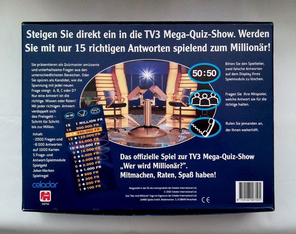 Giochi: Spiel - Wer wird Millionär – Nuovo (secondo la descrizione) da Meggen venduto da Eisscholle 1