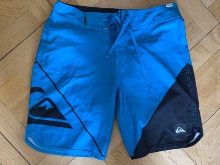 Quicksilver Boardshorts Badehose, türkis/schwarz, Grösse 28