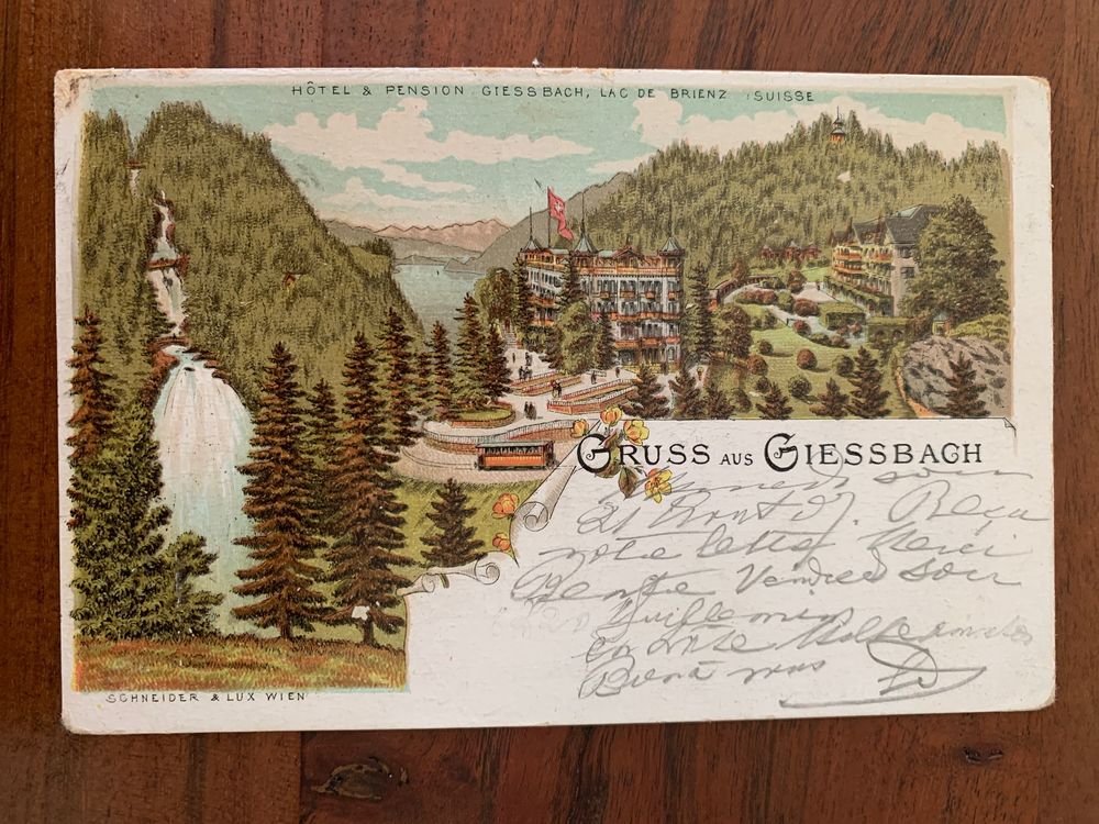 Ansichtskarte Schweiz Giessbach BE Kaufen auf Ricardo