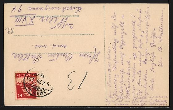 Cartoline postali: AK Romanshorn, Teilansicht mit Kirche – Usato da Berlin venduto da bartko-reher 1