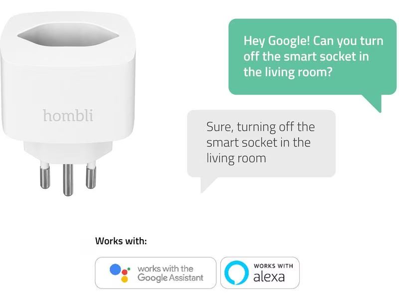 Spine: Hombli Smart Socket CH, Weiss - Stromverbrauch messen – Nuovo (secondo la descrizione) da Umiken venduto da mar_p7n9 3