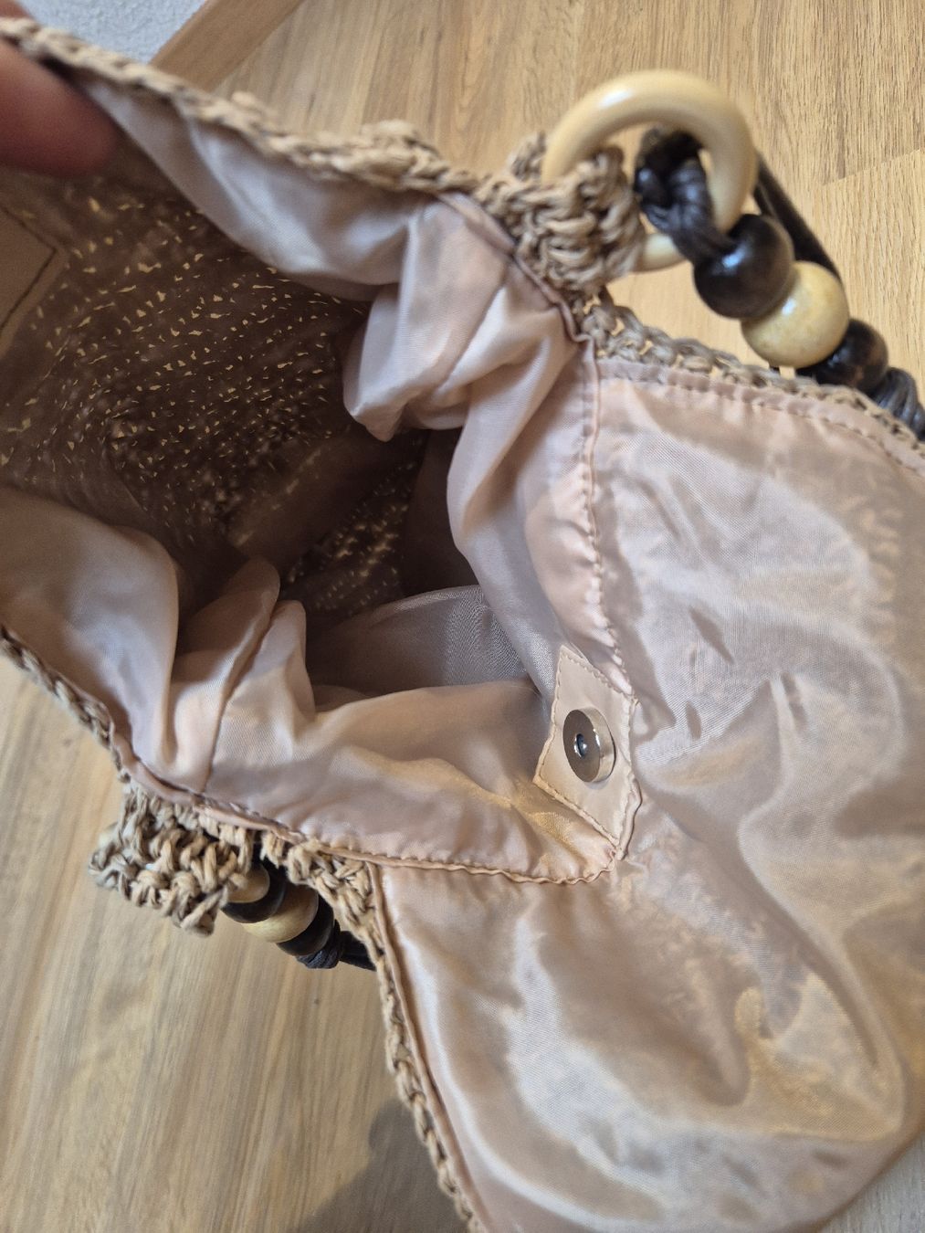 Taschen für Damen: Umhängetasche gehäkelt beige – Gebraucht aus St. Gallen von ali_tms5 1
