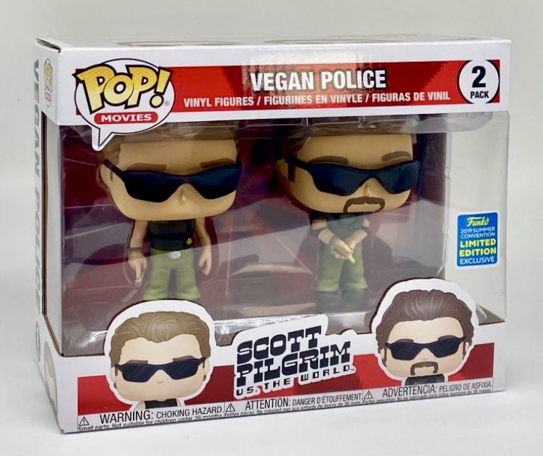 Funko POP 2 Pack: I Vegan Police Di Scott Pilgrim - Edizione Limitata Convention Estiva 2019, Da Collezione