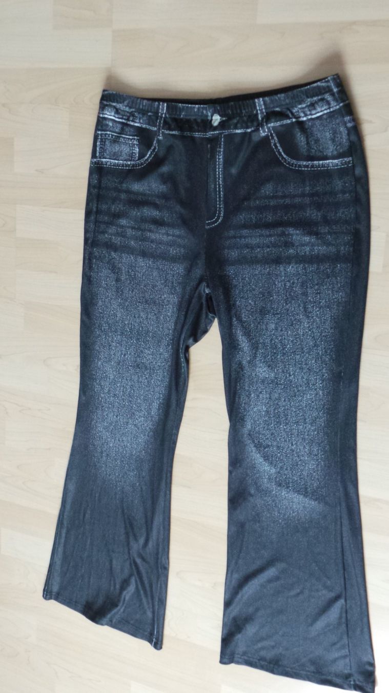 Leggings: Leggins in Jeansoptik Grösse 3XL – Nuovo (secondo la descrizione) da Flamatt venduto da Tattoo18