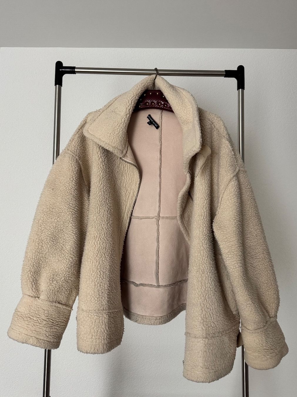 Vestes: Second Script WOW!!! ❤️ Winter Teddy Jacke beige Oversized – D'occasion à Gibswil par Engelsgleich