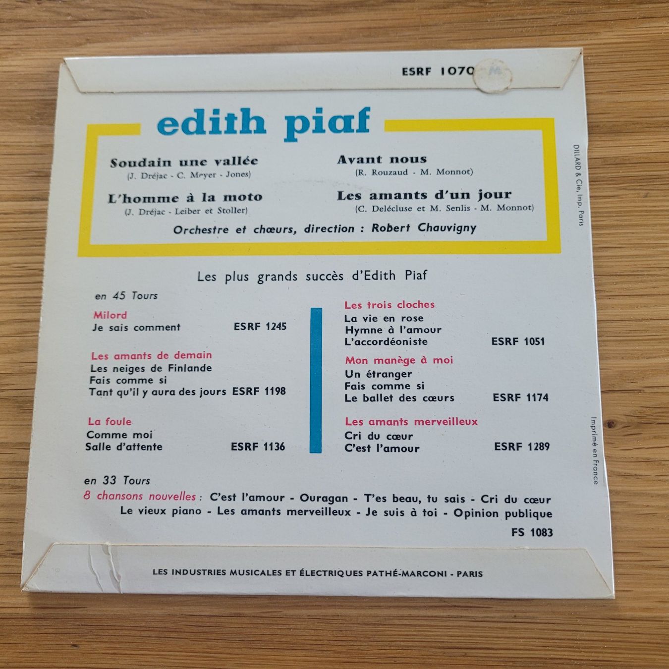 Schallplatten: Vinyle Edith Piaf – Gebraucht aus Reconvilier von itzlittlerabbit 2