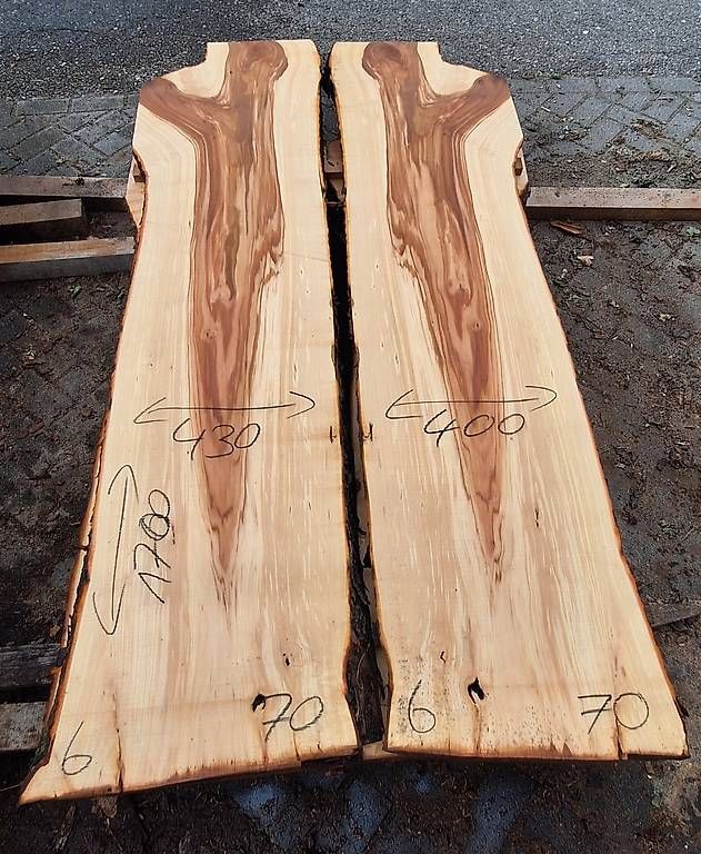 Articoli in legno: Apfelholzbretter 70mm, 4 Stück – Usato da Waldkirch venduto da bauprofi87 1