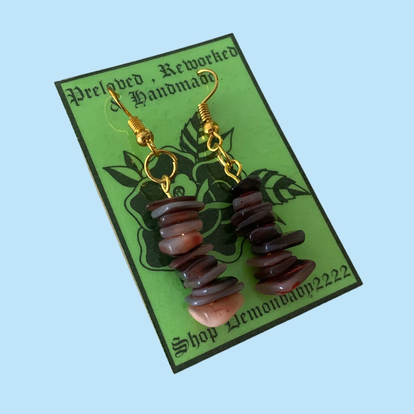 Orecchini pendenti & Orecchini a lobo: “Loren” earrings – Usato da Basel venduto da demonbaby2222 3