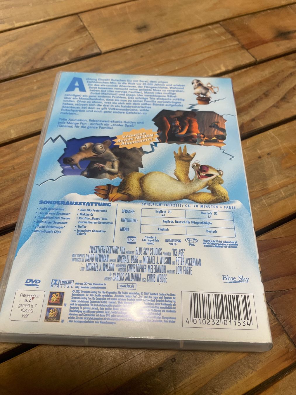 Tutti i DVDs: DVD iceage (allemand) – Usato da moudon venduto da faucheur2 1