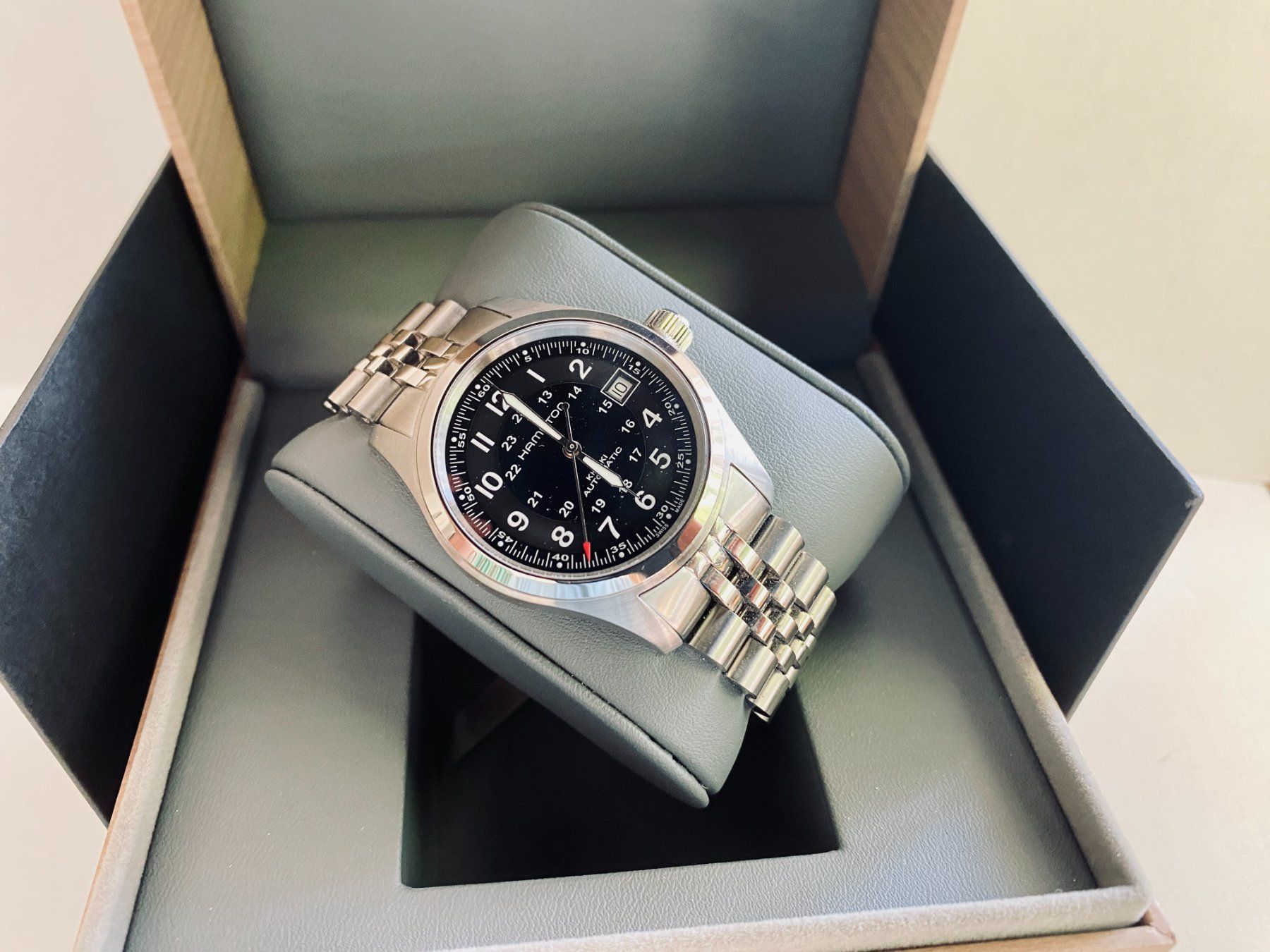 Hamilton Montres: Hamilton Khaki Field Automatic – D'occasion à Genthod par Bid-one 8