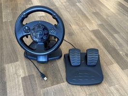 Speedlink PC Rennlenkrad mit Pedalen USB