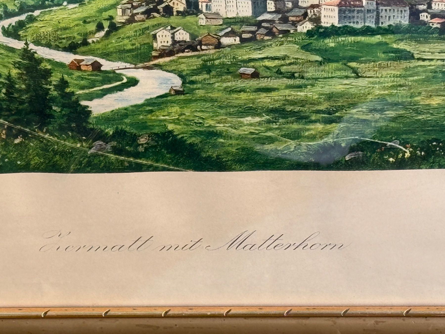 Grafica & Litografie: Zermatt mit Matterhorn alte Graphik – Usato da Bern venduto da Jwpm66 3