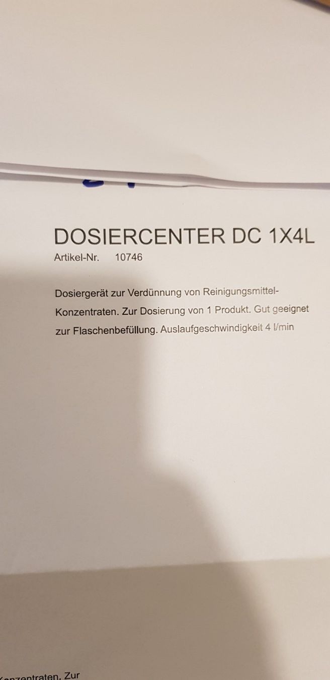 Wetrok Tutte le macchine: Wetrok / Taski Dosiergerät – Nuovo e nell'imballaggio originale da Zürich venduto da fiat72 4