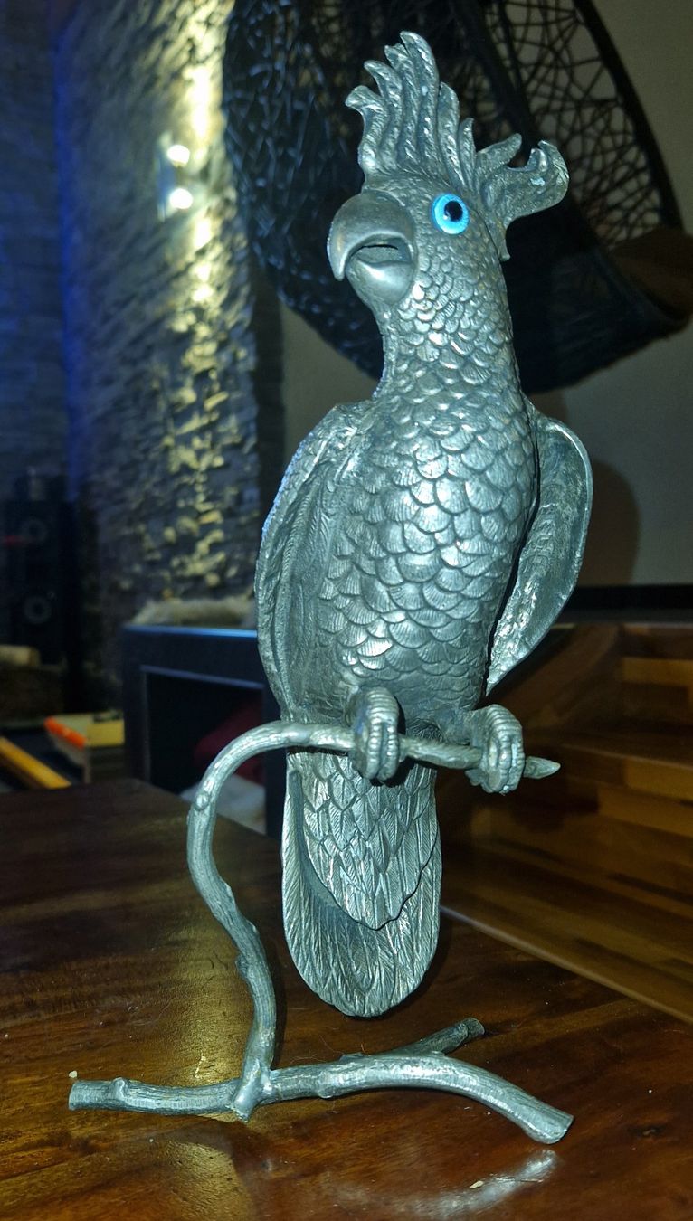 Sculture & Statue: Kakadau Bronce versilbert – Usato da Münster VS venduto da ang_b9rz