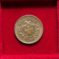 Schweiz 1 Rappen 1934 vzgl - unz Schild mit Freiheitshut