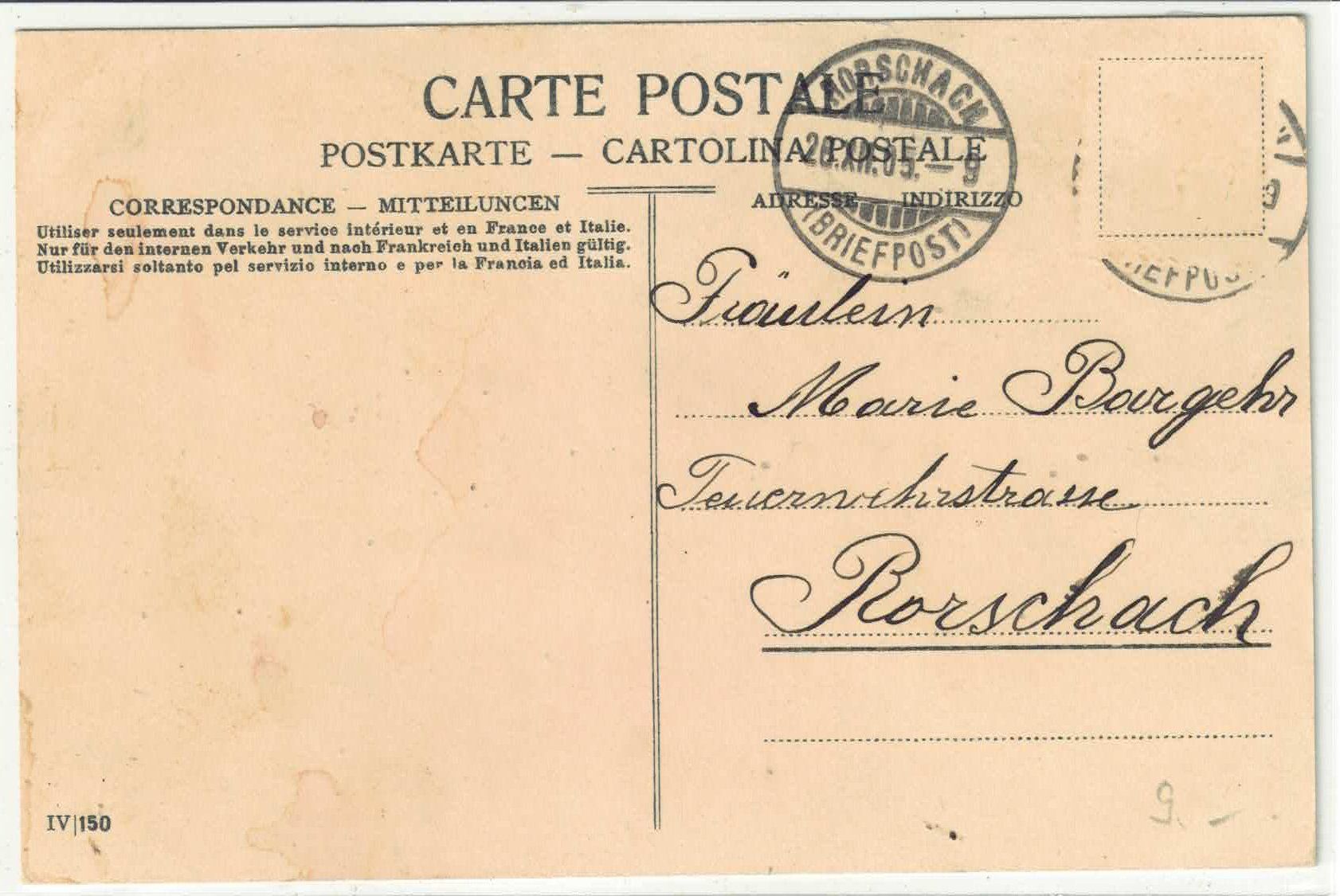 Cartoline postali: Arbon - Stadtpartie am See - Litho – Usato da Ettingen venduto da Kartenplanet 1