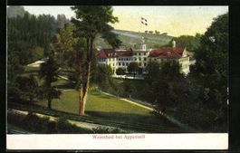 AK Weissbad, Totale vom Kurhaus, 1906