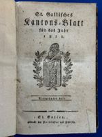 St. Gallisches Kantons-blatt für das Jahr 1813. Vierzehntes