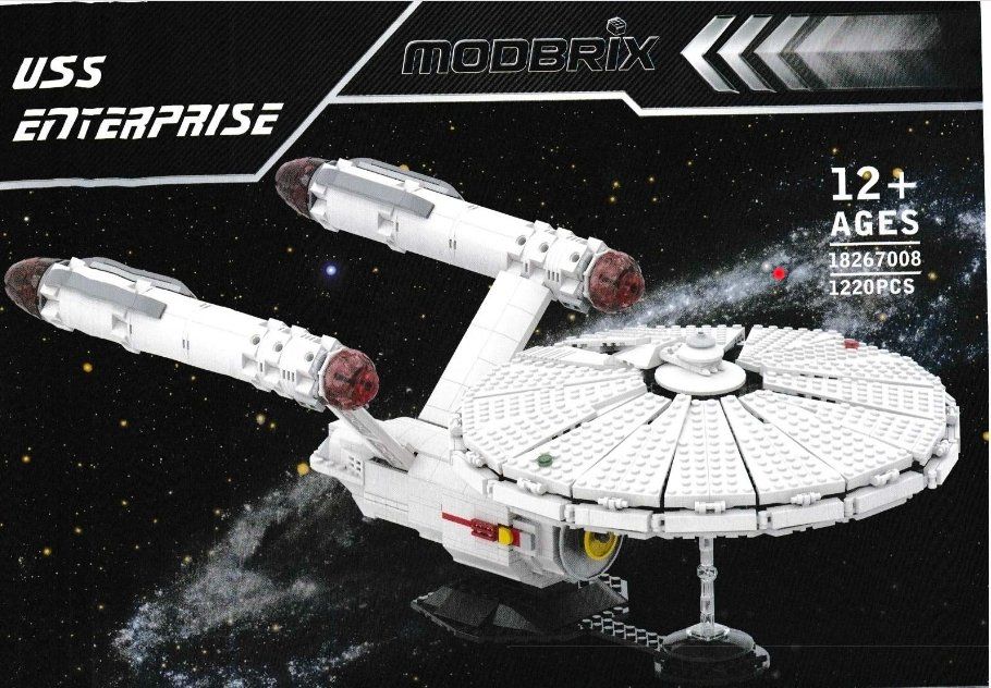 Modbrix Enterprise raumschiff klemmbausteine 1220 teile (Gebraucht) in ...