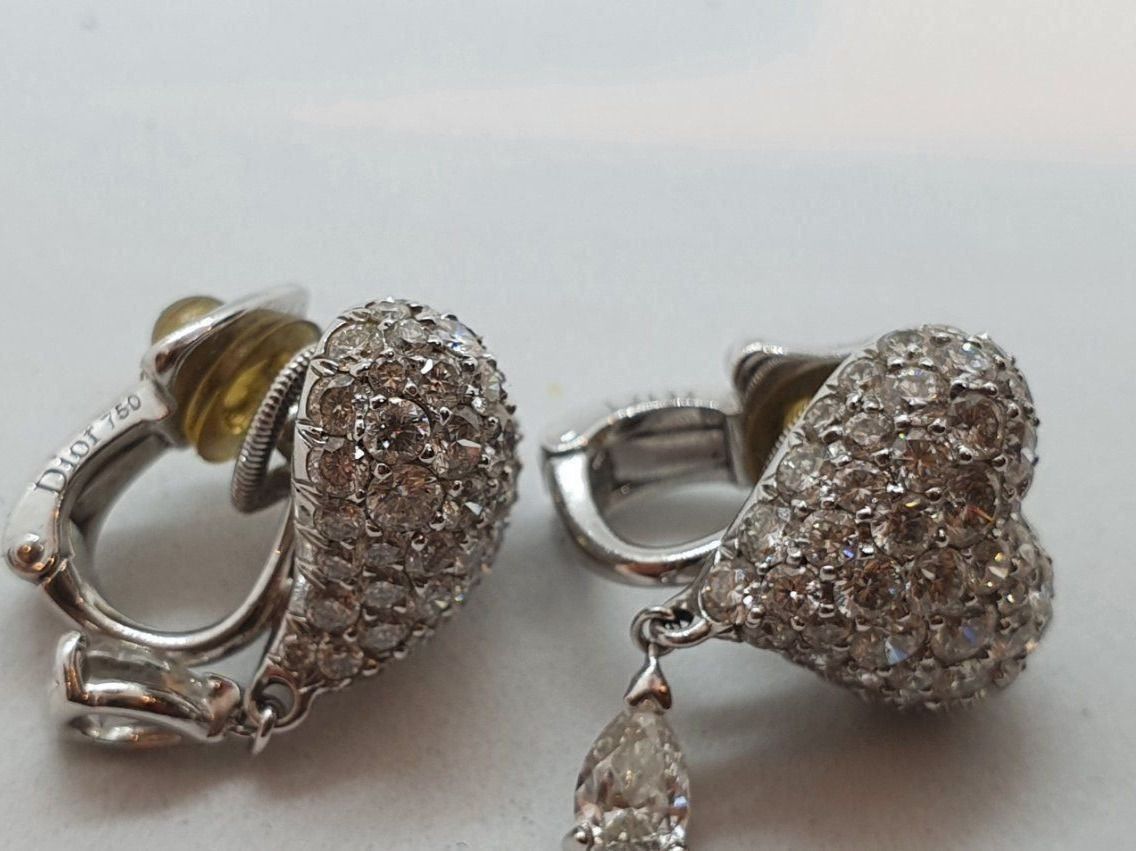 Dior Orecchini pendenti & Orecchini a lobo: Dior Ohrclips Cupidon exrtrem selten Top – Usato da Unterägeri venduto da Altgoldschmuck 5