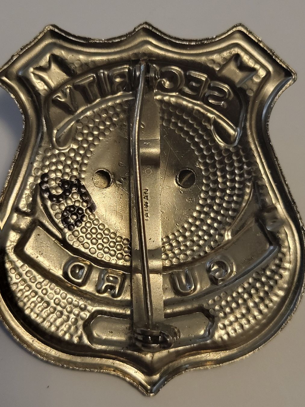 Placchette & Badge: Security Guard Abzeichen Metall silberfarben gebraucht – Usato da nunningen venduto da mic_88k2 1
