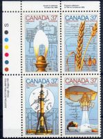 4ERBLOCK WISSENSCHAFT UND TECHNIK 1988 **POSTFRISCH** - PA35