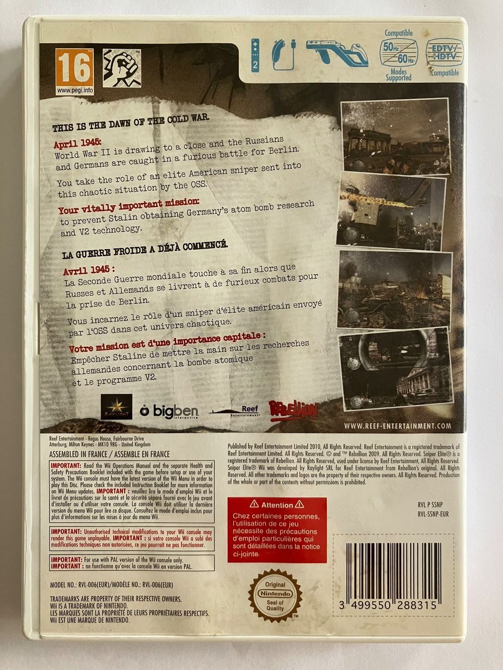 Nintendo Giochi: Sniper Elite – Wii – Usato da Ecublens VD venduto da Lenordique 1