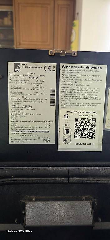 Schwedenöfen: Stufa a Pellet Rika Rau – Gebraucht aus Prosito von ser_d8mj 1