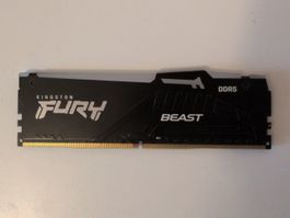 Arbeitsspeicher Kingston Fury Beast DDR5 8gb, gebraucht