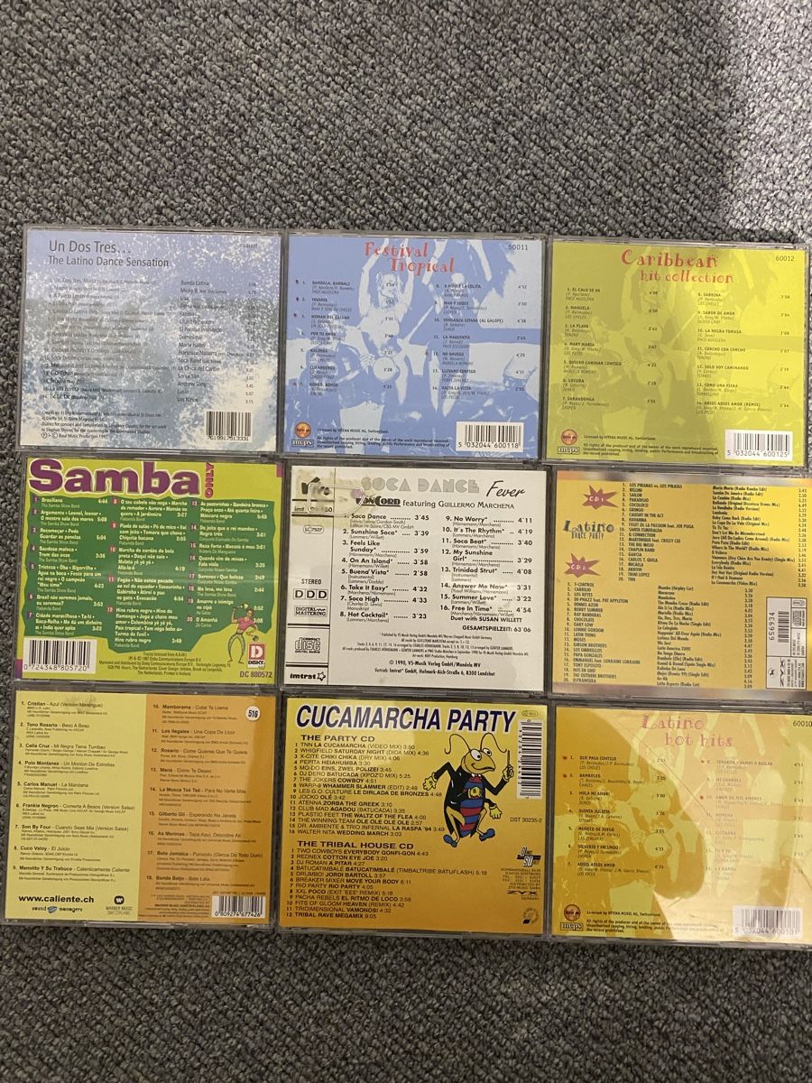 CD: 38 CD Sampler Latin/Karibik/Salsa etc – Usato da Diessbach b. Büren venduto da cowansville 5