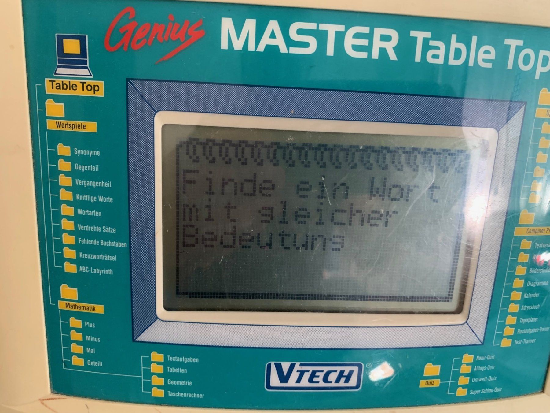 Console: VTech Genius MASTER Table Top Konsole gebraucht – Usato da Emmen venduto da newdeal1970 3
