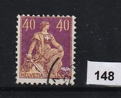 Helvetia mit Schwert,  Nr. 7, Type I