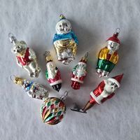 8 Christbaumschmuck  Vintage guter Zustand
