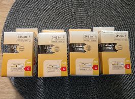 4x GLOBO LED Lampe GU10 4.9W 345lm 3000K neu