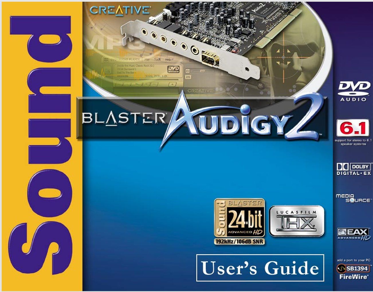 Creative Soundkarten: Sound Blaster Audigy 2 – Gebraucht aus Grasswil von yoda48