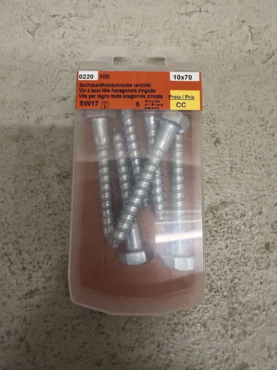 Alle Werkzeuge: Sechskantholzschrauben verzinkt – Neu und originalverpackt aus Samedan von Tiina__93