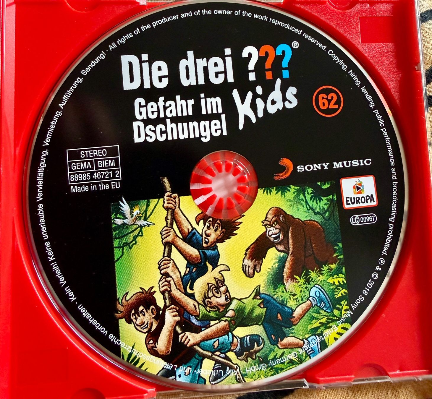 CD: Die drei ??? Kids 62 Gefahr im Dschungel CD – Usato da Basel venduto da Cora3 2