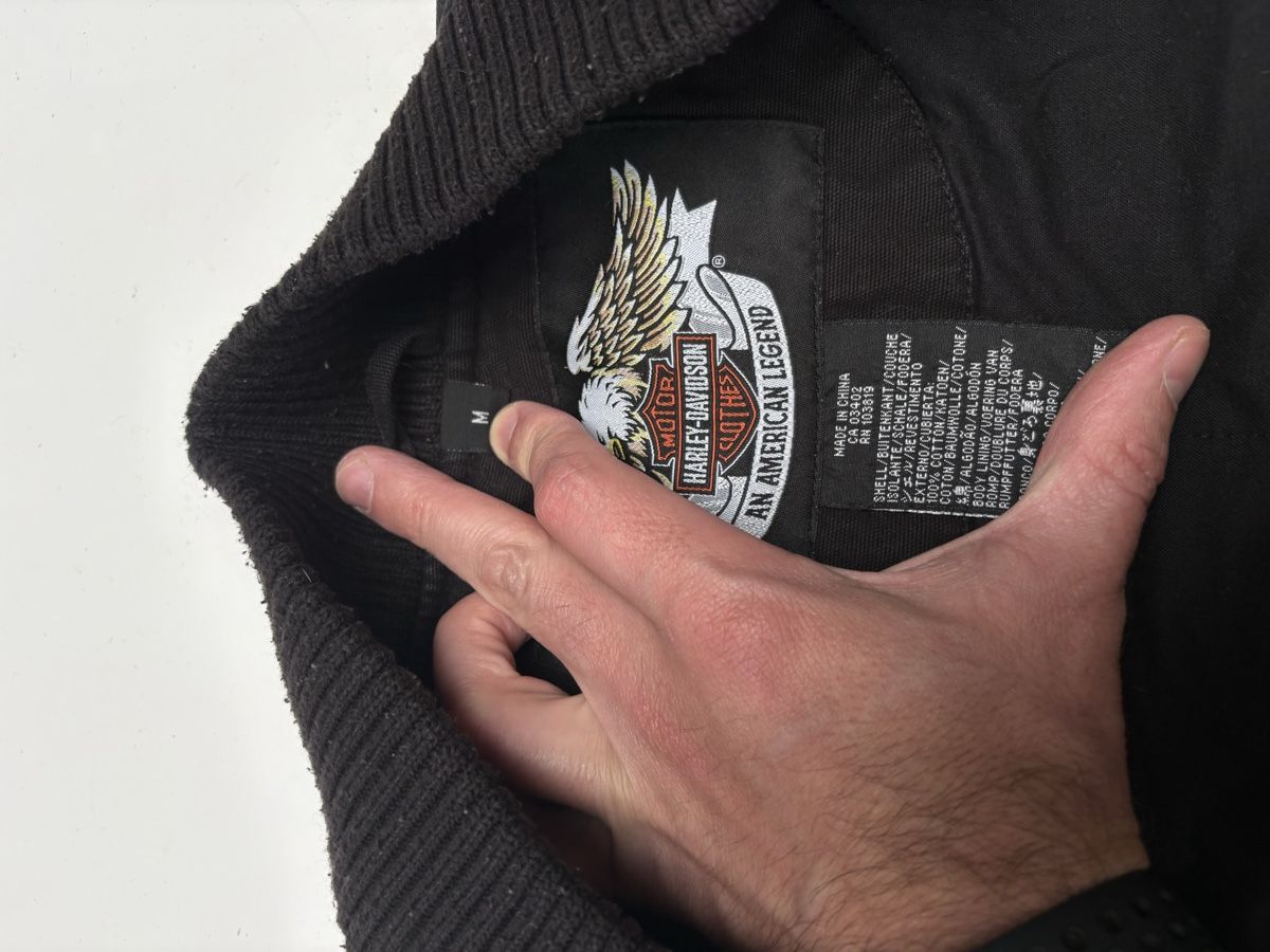 Harley-Davidson Giacche: Harley-Davidson Bomberjacke Herren Grösse M schwarz – Usato da Emmenbrücke venduto da Tomssen 1