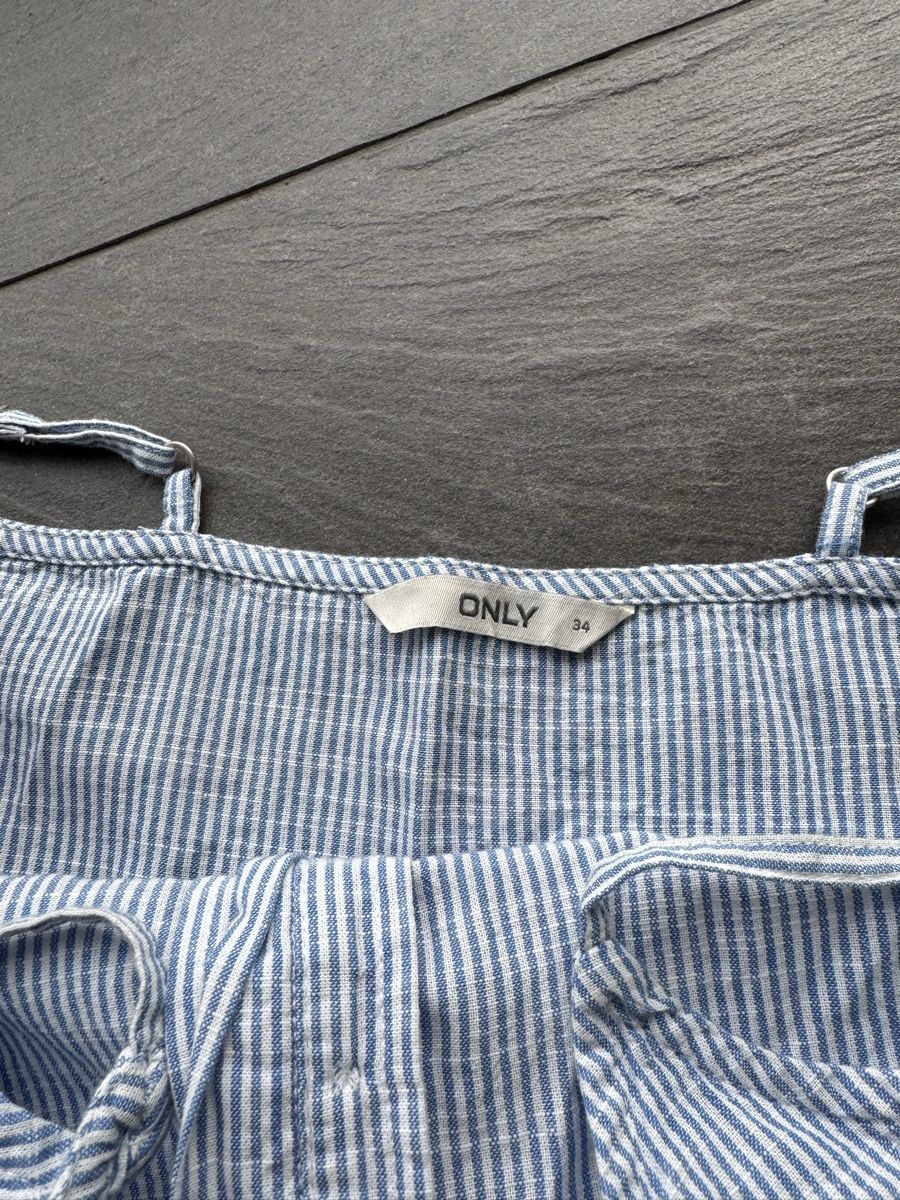 Only Top: Only Top, blue/white, size 34, summer blouse, cotton – Usato da Wettswil venduto da tan_2slq 1