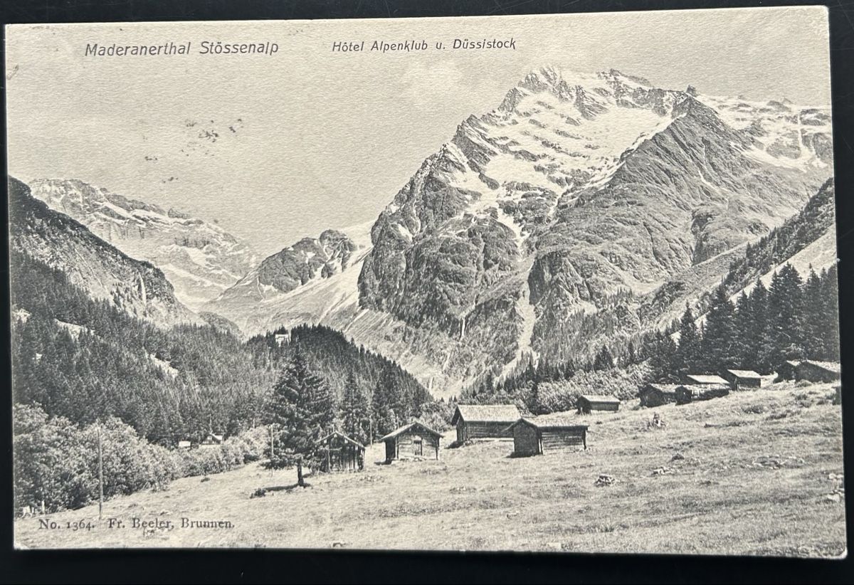 Cartoline postali: Maderanertal Stössenalp – Usato da Horw venduto da Tellbub