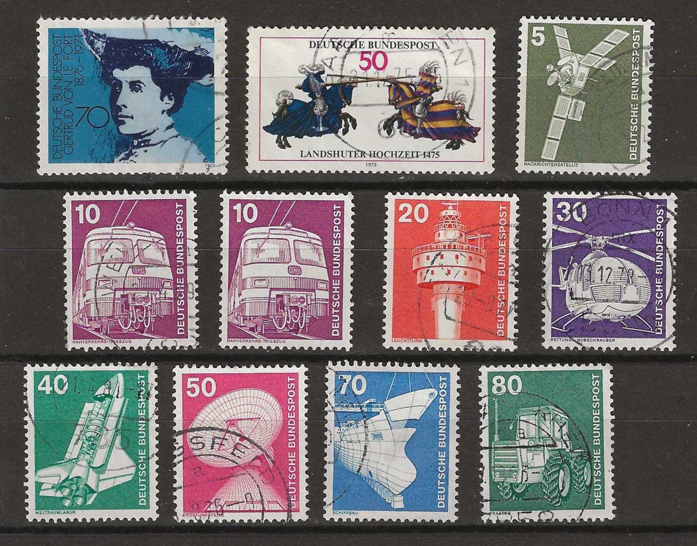 Tutti i francobolli: Deutschland 1975 gebraucht – Usato da Susten venduto da lmf_98wh