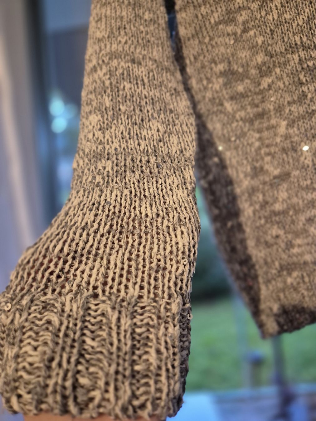 Maglioni & Felpe: Winter Strickpullover mit Glitzer, Grau, Damen Gr. M – Nuovo (secondo la descrizione) da Zürich venduto da mit_jz2x 3