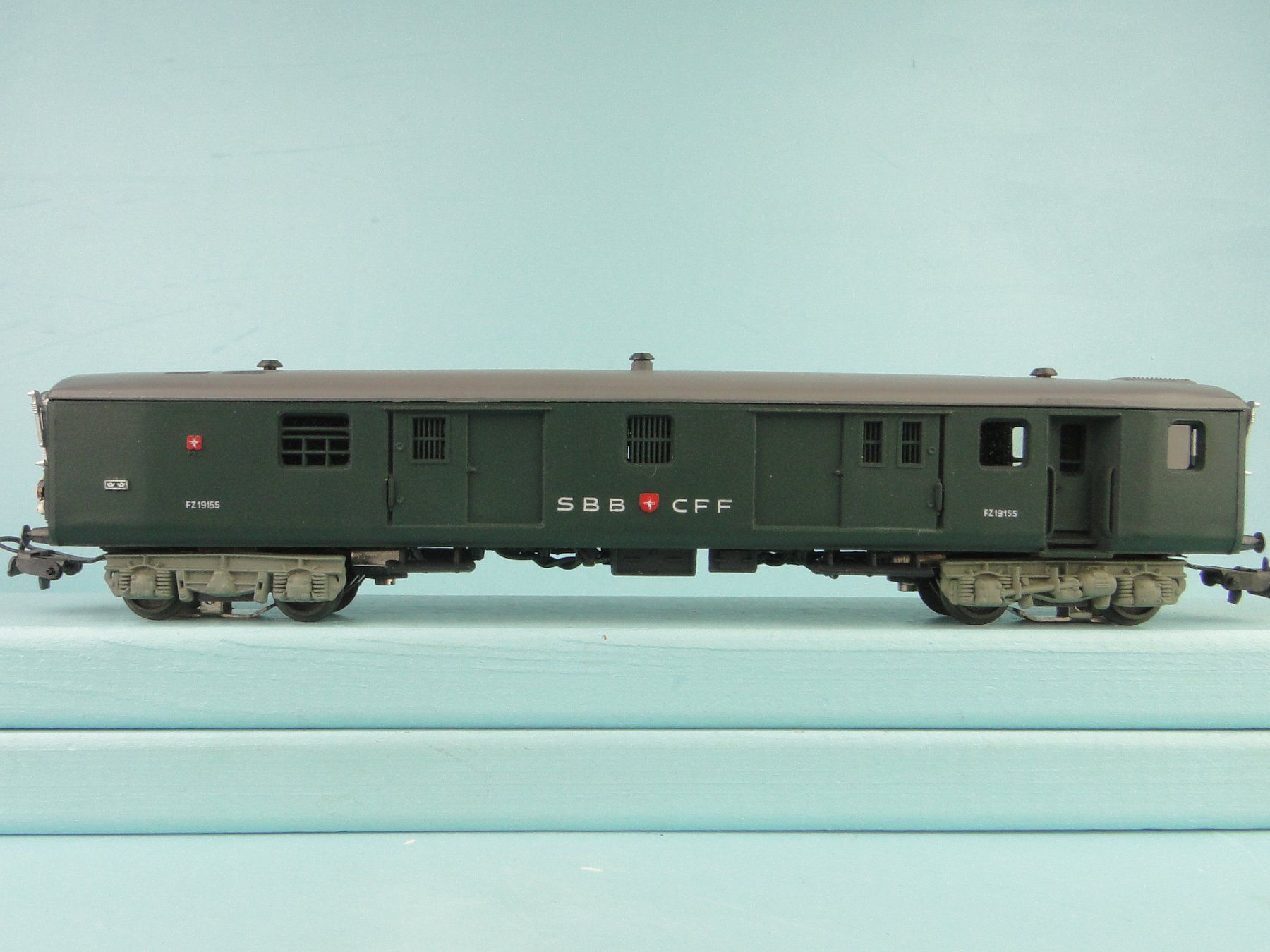 Pocher Modellini di ferrovie: Pocher H0 SBB Gepäckwagen, AC – Usato da Bülach venduto da cann11 6