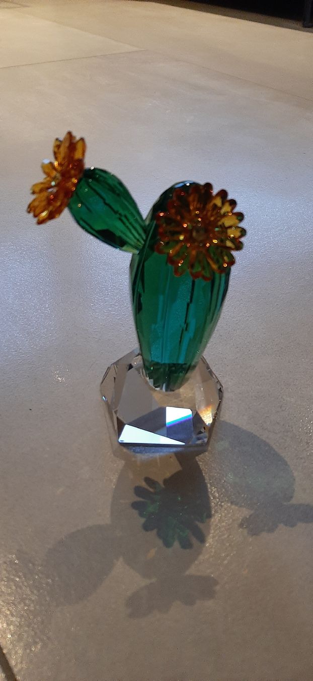 Swarovski Tutte le decorazioni: Swarovski Golden Yellow Cactus – Nuovo e nell'imballaggio originale da Zuzwil SG venduto da alfaromeo159ti