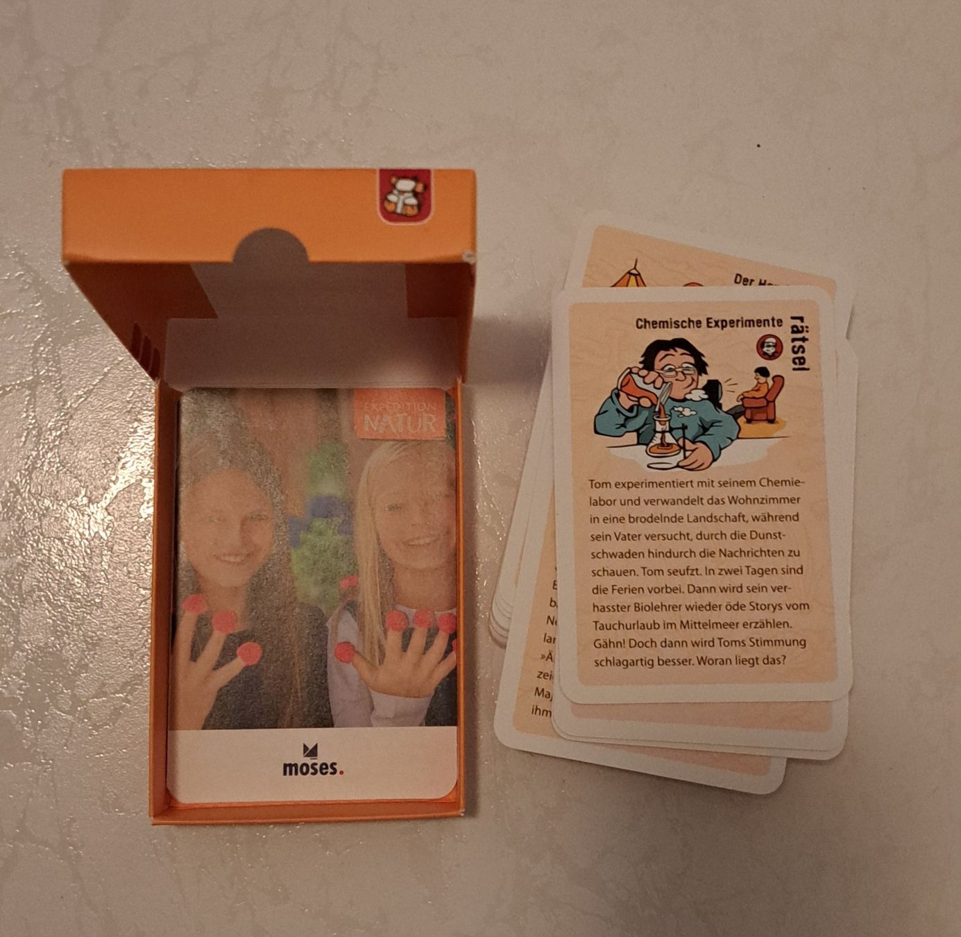 Spiele: Kartenspiel / Rätsel: Orange Stories – Gebraucht aus Küssnacht am Rigi von AutoVilla 1