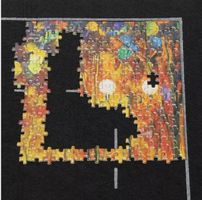 Tragbare Puzzle matte unterlage Filz Rolle bis 1500Teile