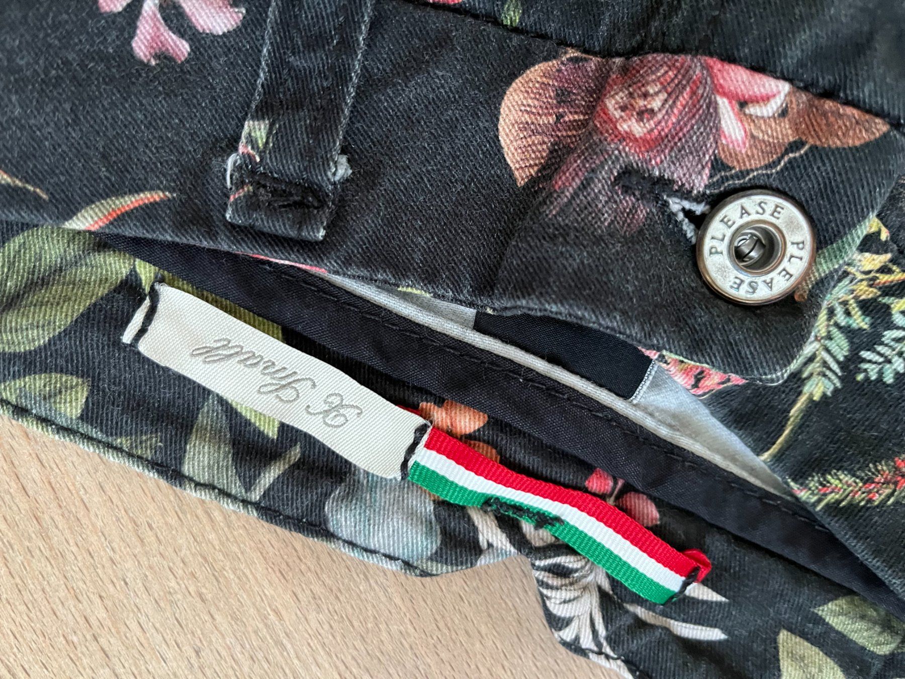 Please Jeans Jeans: PLEASE Jeans Flowers Blumen – Usato da Zürich venduto da its-love 3