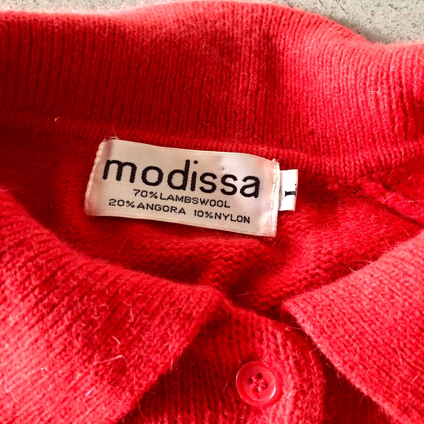 Maglioni & Felpe: Vintage Modissa Strickpullover Wolle rot, Grösse L – Usato da Brienz BE venduto da Kokolea84 4