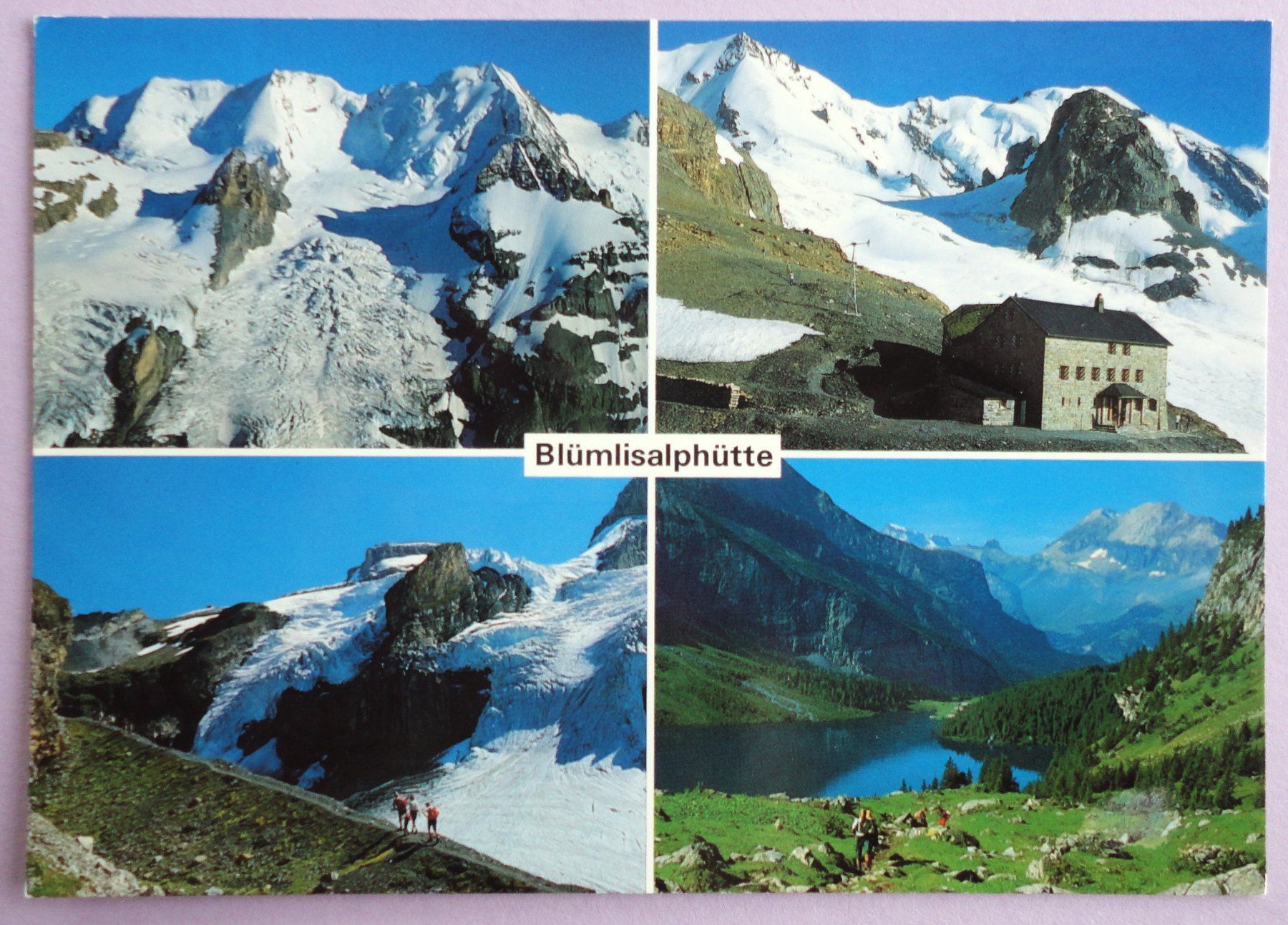 Cartoline postali: Kandersteg, B.O., Blümlisalphütte – Usato da Fétigny venduto da Billy2miny
