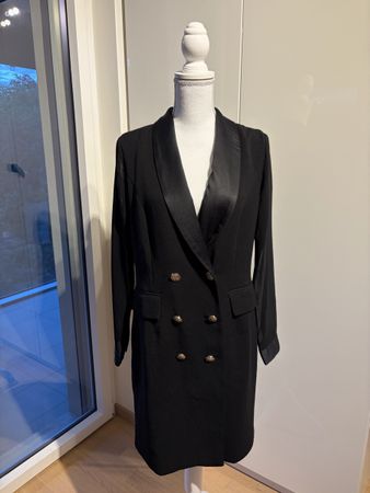Morgan Black Blazer Dress - Size 44 - Glam Look!